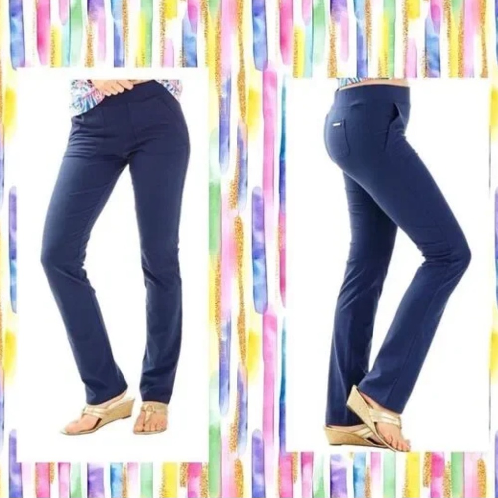 Lilly Pulitzer Navy Blue Jojo Pull On Casual Pant—NWT